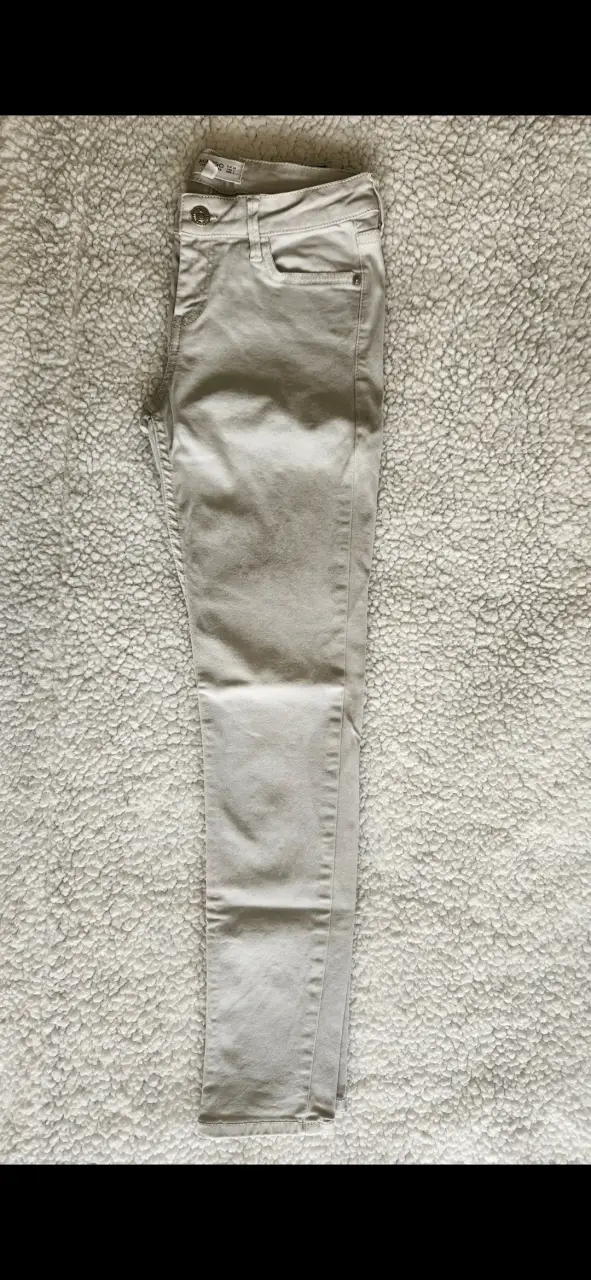 Jeans Mujer Gris MANGO Talla 32 - 2