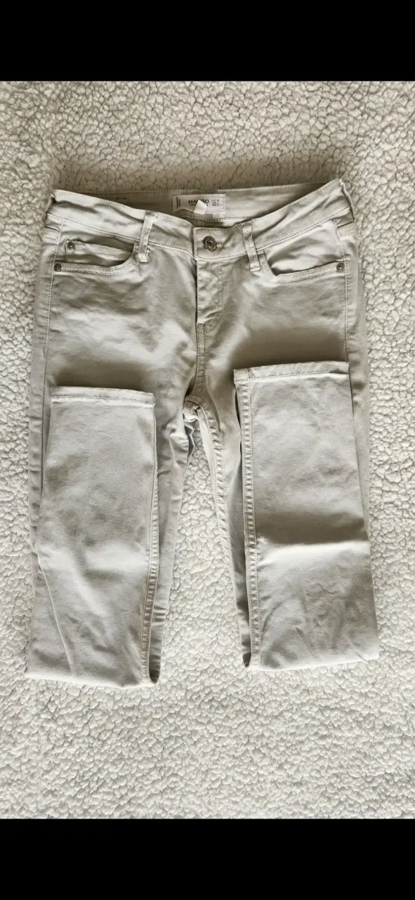 Jeans Mujer Gris MANGO Talla 32 - 3