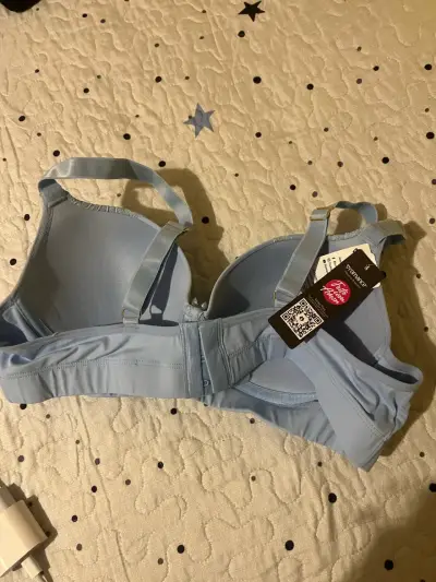 Conjunto de lencería azul con encaje - miniatura 3