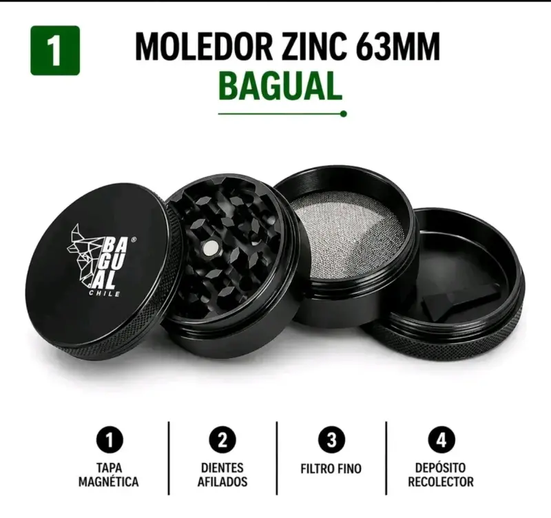 Moledor de Zinc 63mm Bagual - 1