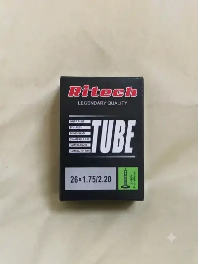 Cámara de aire Ritech 26x1.75 para bicicleta - miniatura 1