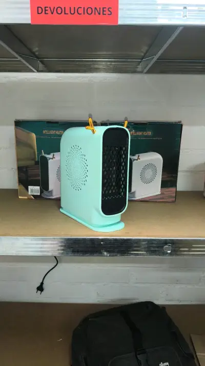 Calefactor eléctrico portátil verde - miniatura 1