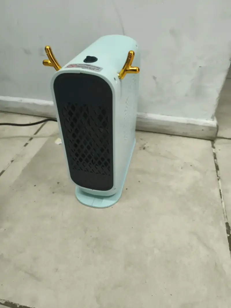 Calefactor eléctrico portátil verde - 2