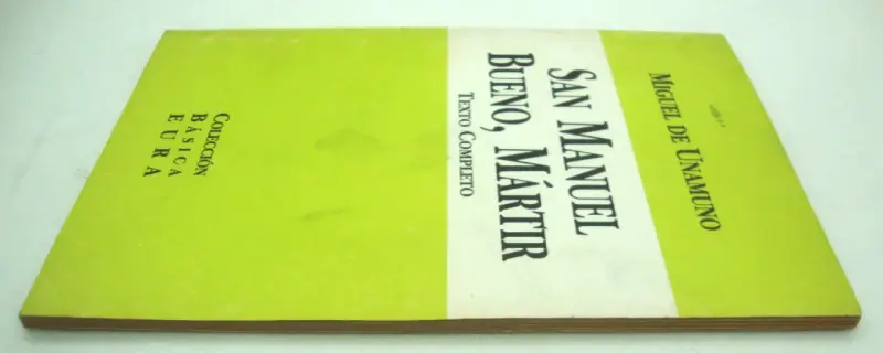 Libro San Manuel Bueno, Mártir - 4
