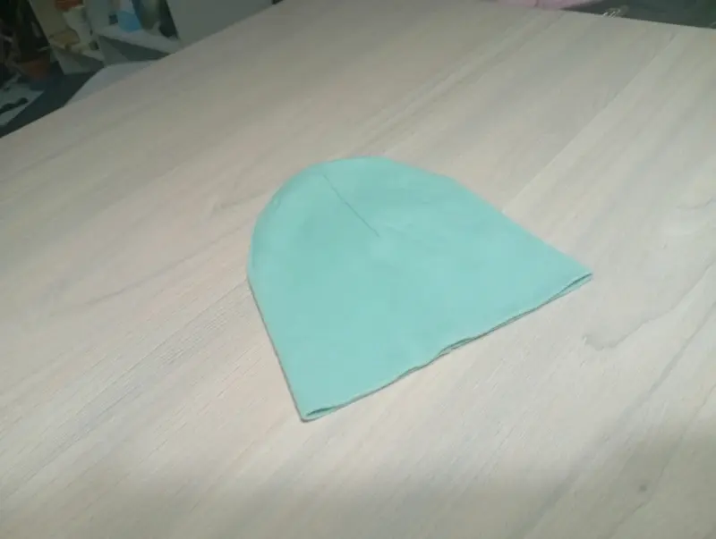 Gorro color aguamarina