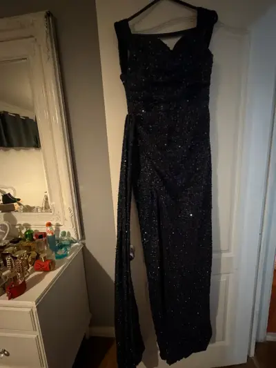Vestido largo  brillante - miniatura 1