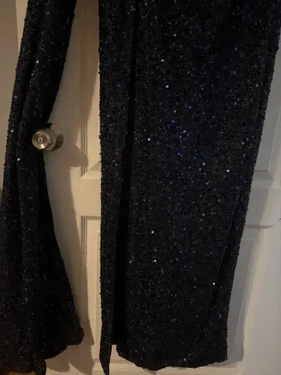 Vestido largo  brillante - miniatura 4