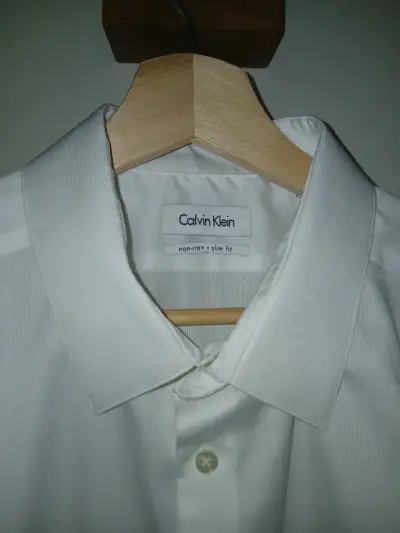 Camisa blanca Calvin Klein - miniatura 3