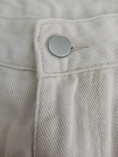 Pantalones cargo color crema 46 - miniatura 5