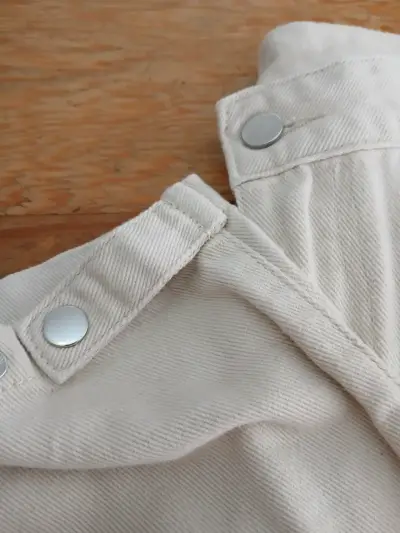 Pantalones cargo color crema 46 - miniatura 6