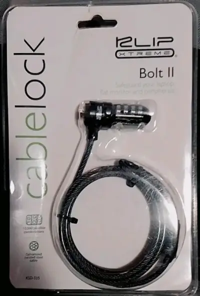 Candado de cable Klip Xtreme - miniatura 1