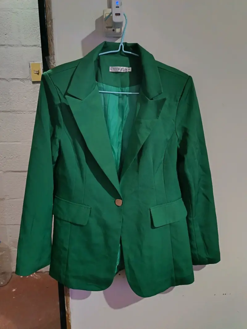 Blazer verde mujer