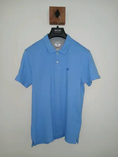 Polera polo azul Dockers M - miniatura 1