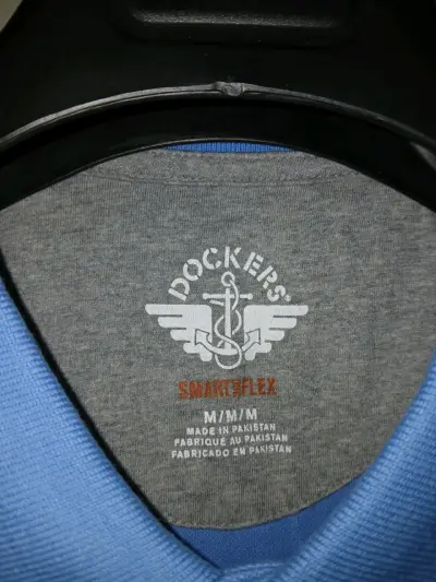 Polera polo azul Dockers M - miniatura 3