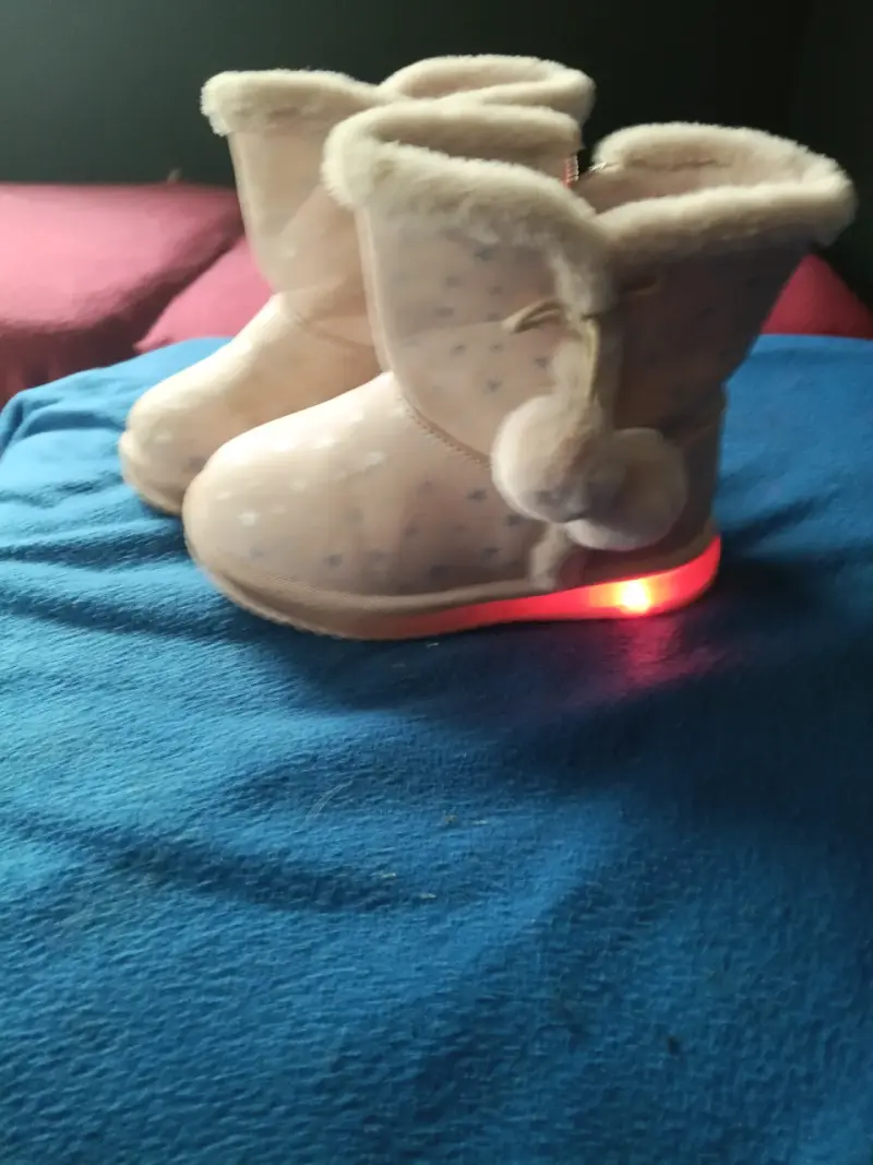 Botas de invierno rosadas - 2