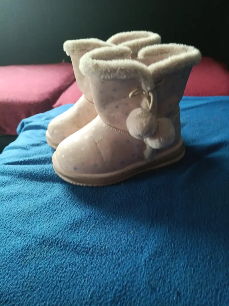 Botas de invierno rosadas - 3