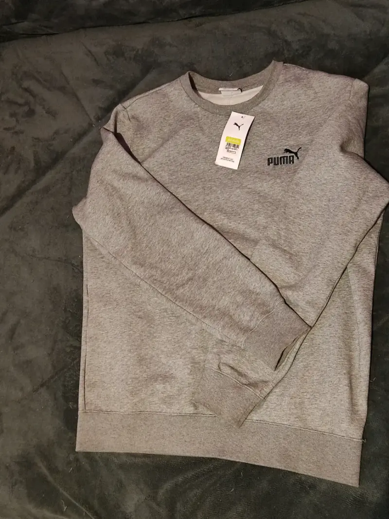Polerón gris Puma con etiqueta - 1
