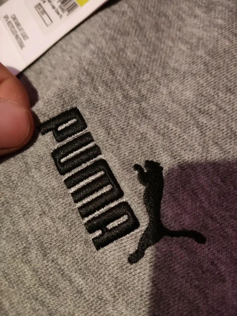 Polerón gris Puma con etiqueta - 5