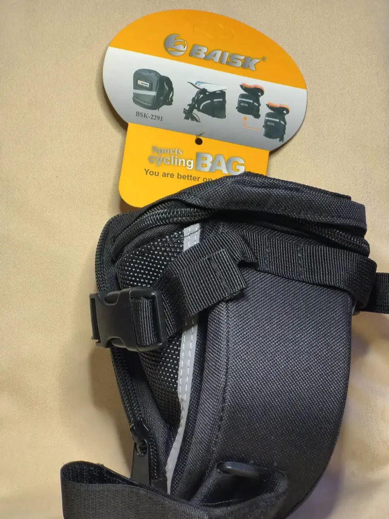Bolso negro para bicicleta Baisk - 2