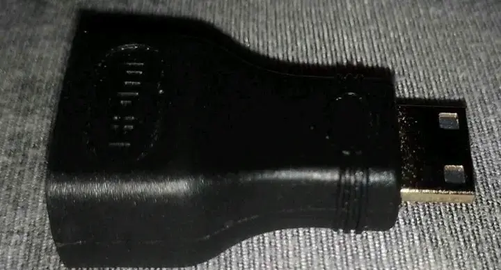 Adaptador HDMI Negro - 2