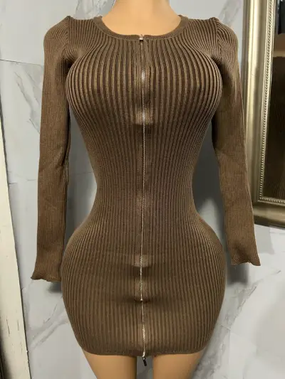 Vestido ajustado estilo fashionnova - miniatura 1