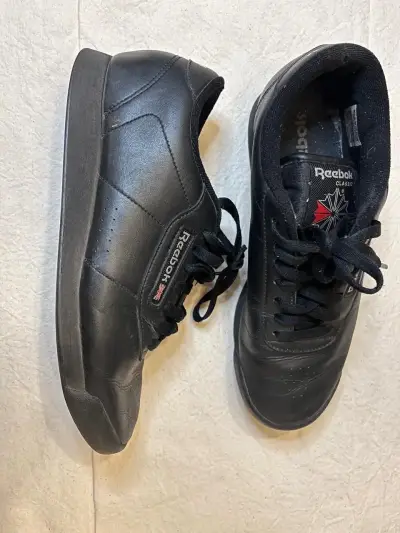 Zapatillas negras Reebok Classic - miniatura 1