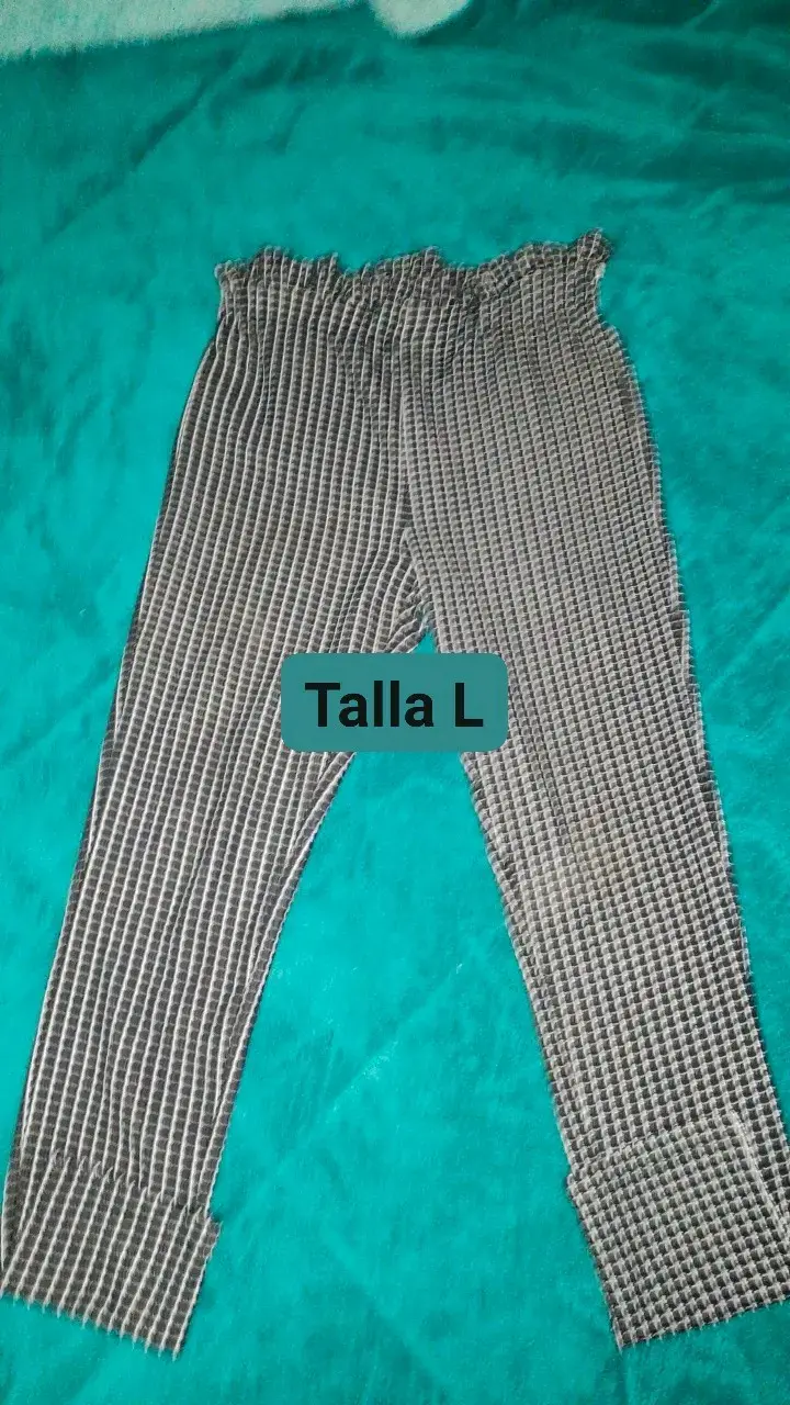 Pantalones de cuadros Talla L