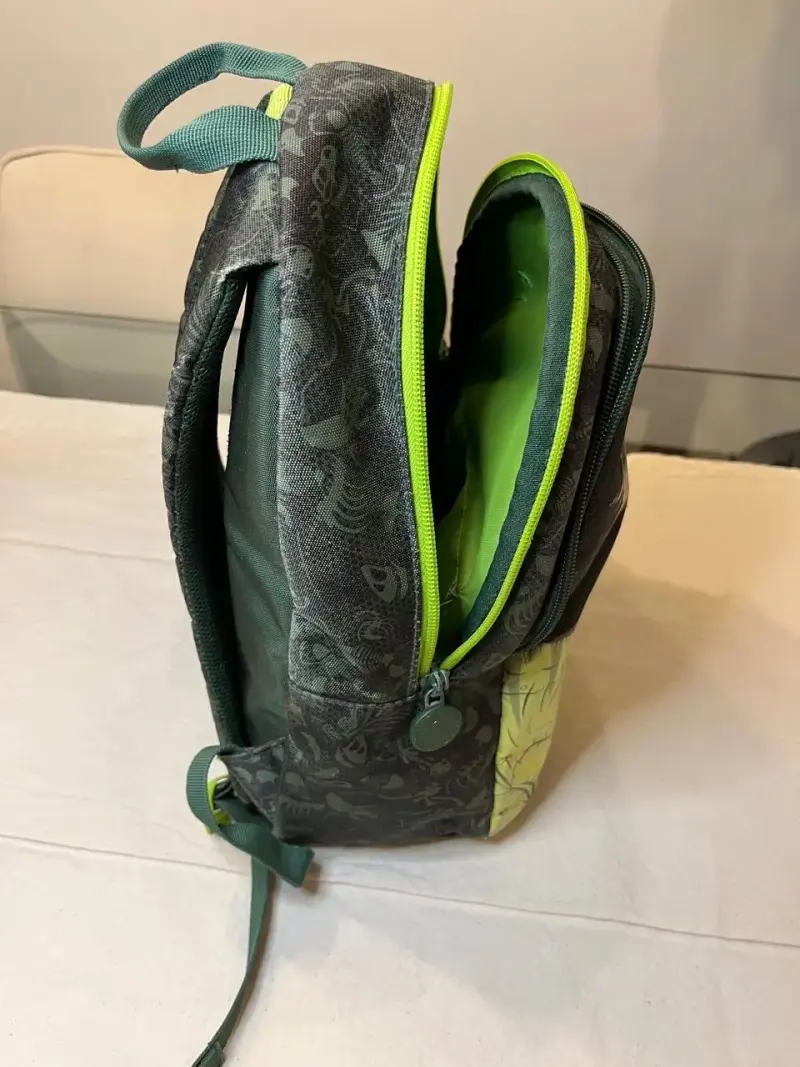 Mochila estampada verde - 4
