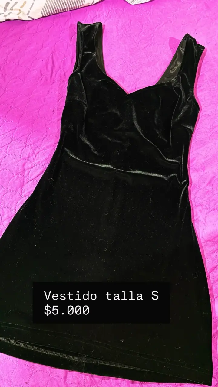 Vestido negro talla S
