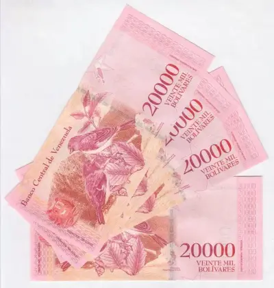 Billete Venezuela 20 Mil Bolivares 18 Agosto 2016 - miniatura 2