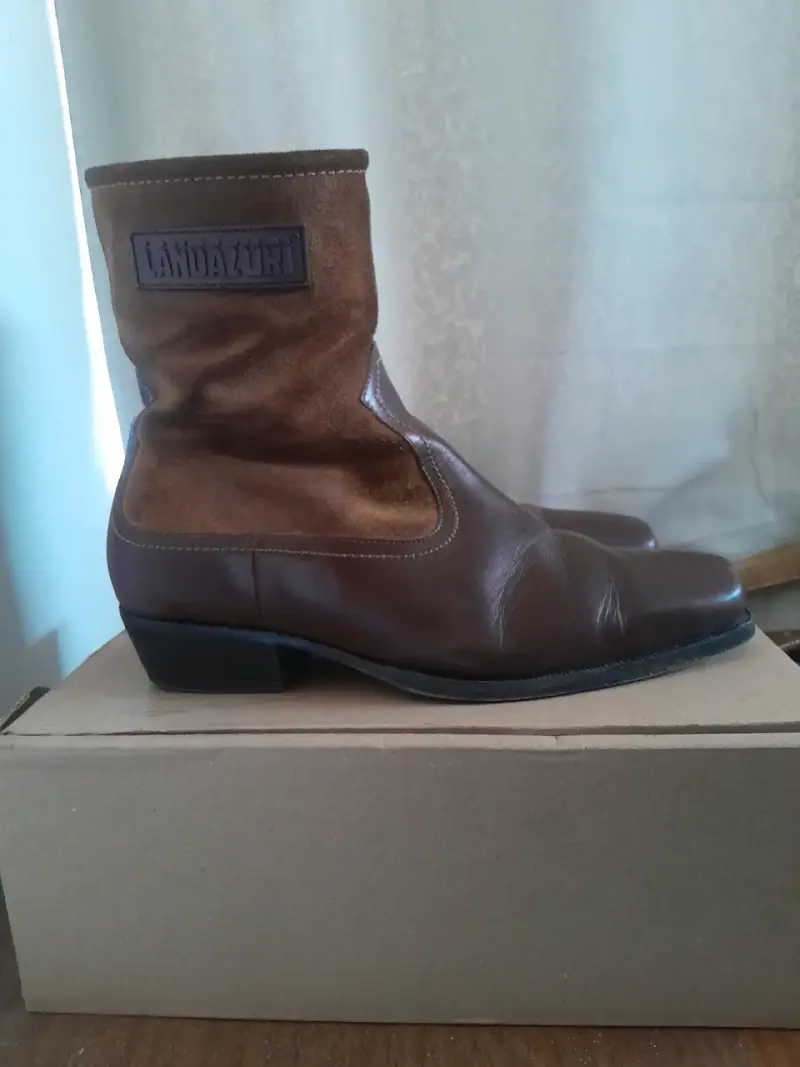 Botas de cuero marrón - 3