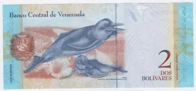 Billete Venezuela 2 Bolivares 27 Dic 2012 Unc Nuev - miniatura 2