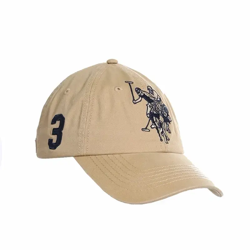 Gorra beige polo original - 1