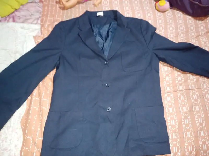 Blazer Escolar nuevo azul marino - 1