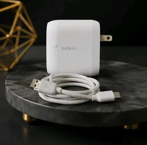 Cargador EEUU ORIGINAL USB-C doble 24W Belkin - 5
