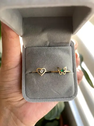 Anillos de oro 18k con piedras diamante - miniatura 4