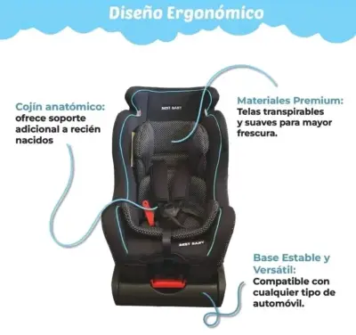 Silla de auto para bebé Best Baby - miniatura 4