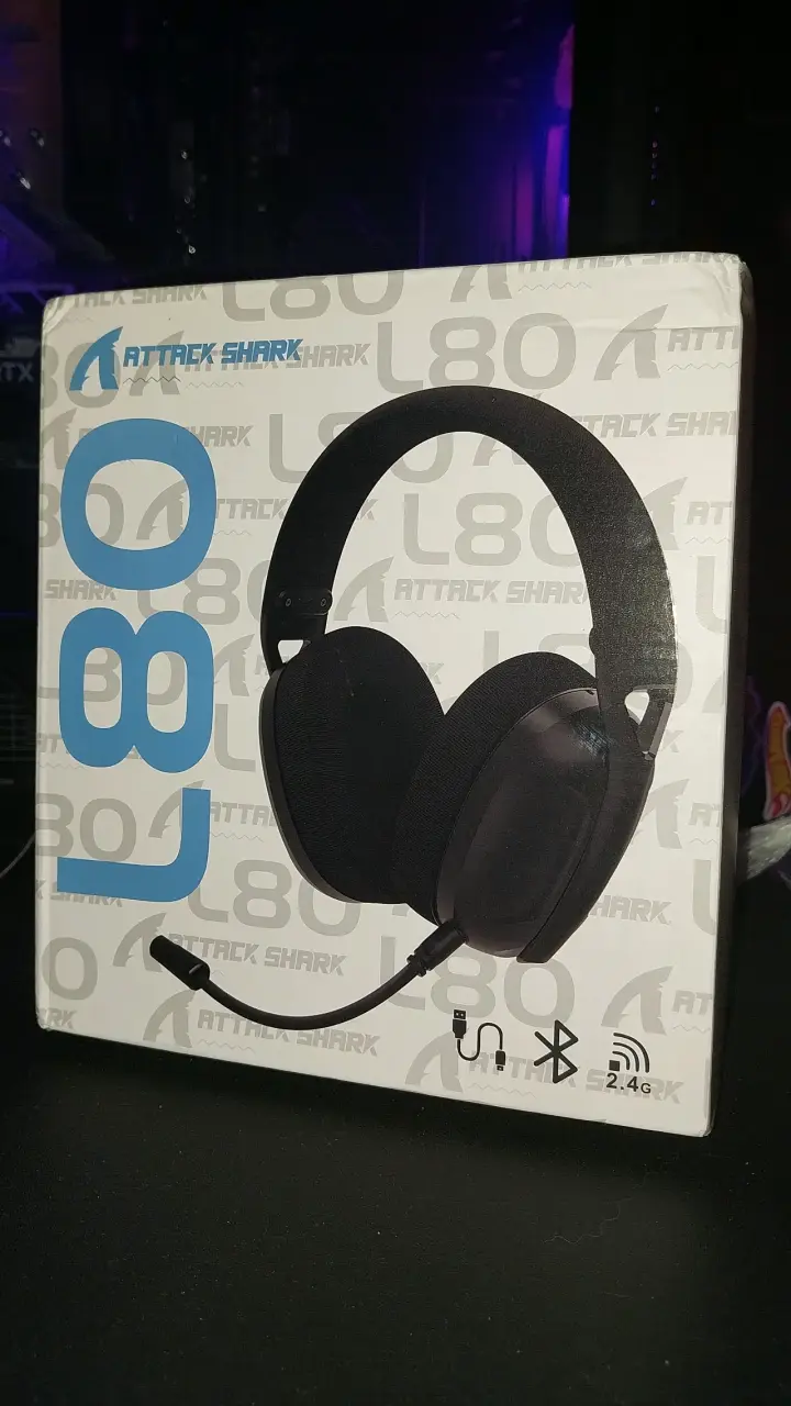 Auriculares Attack Shark blancos - 2