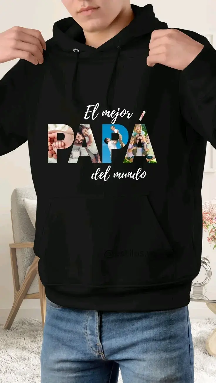 Polerón y polera negro Dia del Padre - 2