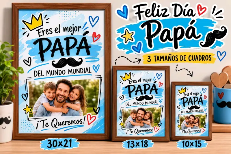 Cuadro "Eres el mejor papá" - 1