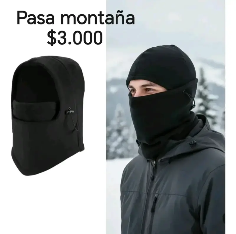 Pasa montaña negro - 1