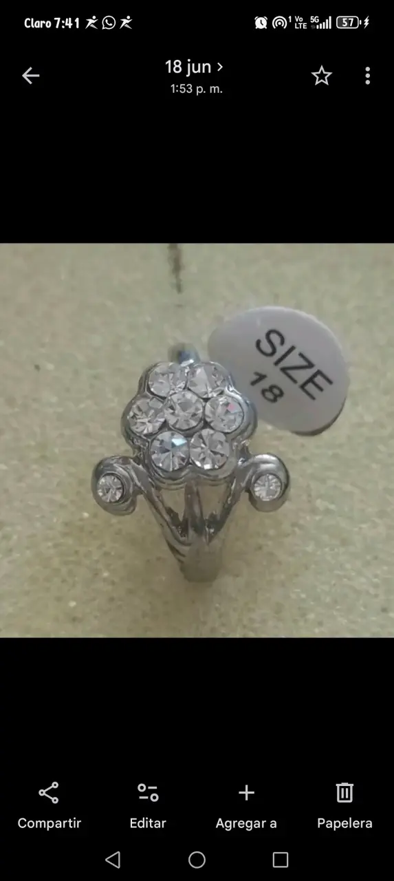 Anillos nuevos mil c/u - 6