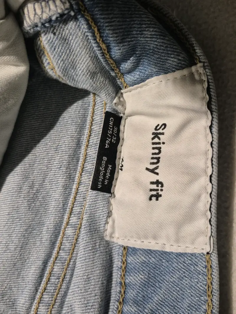Jeans azul claro skinny - 3