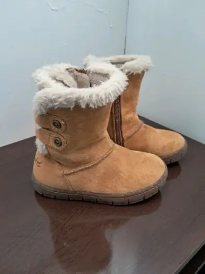 Botas de niña con forro de lana - miniatura 1