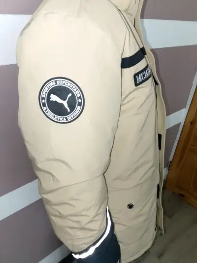 Parka beige con capucha - miniatura 2