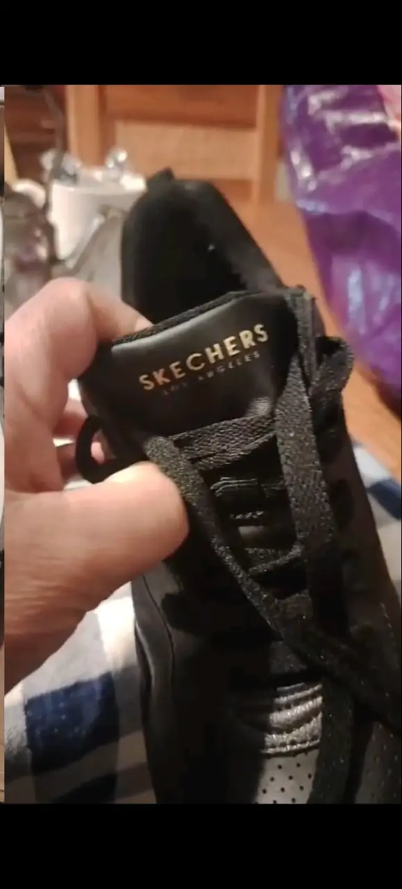 Zapatillas negras Skechers - 4