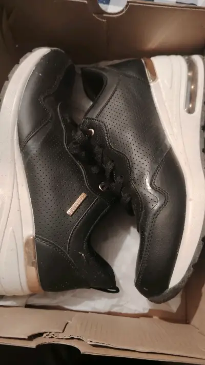 Zapatillas negras Skechers - miniatura 5