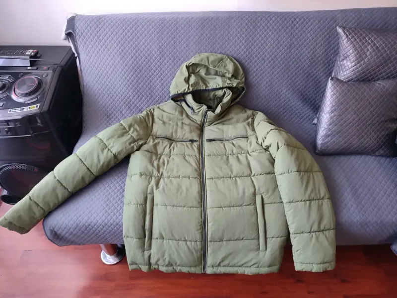 Chaqueta verde acolchada - 3