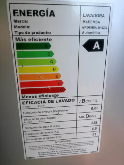 Lavadora Mademsa 20 kilos gris - miniatura 3