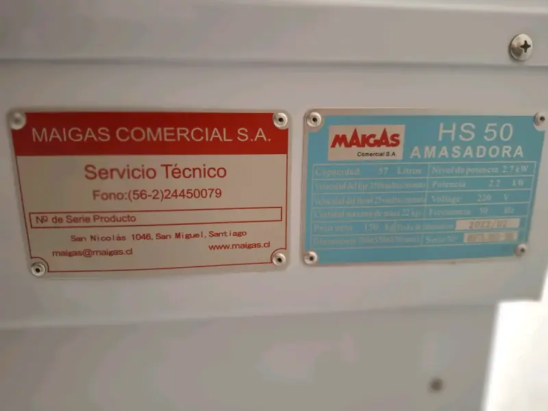 Amasadora Maigas industrial - 2